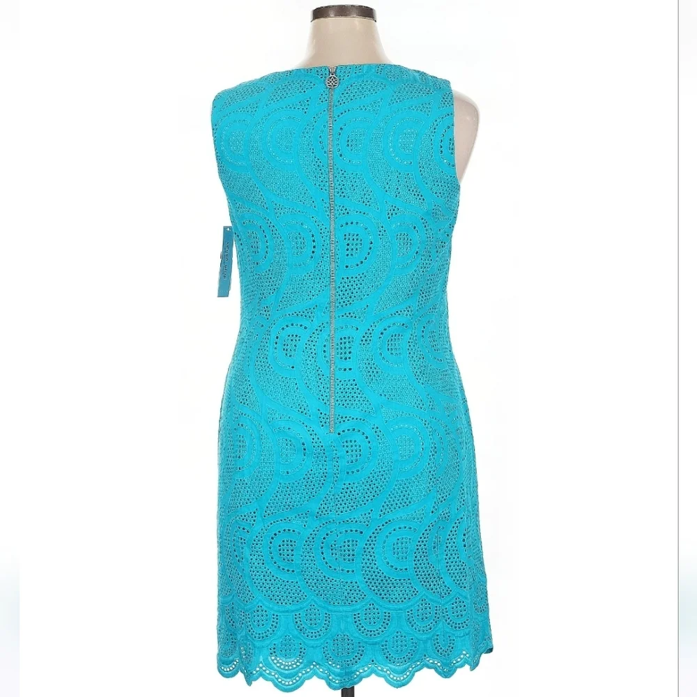 Antonio Melani Sleeveless Lace Regina Dress, Marina Landscape, Size 14 - Picture 3 of 8